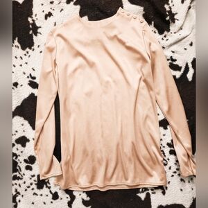 WOMEN'S 70'S/80'S LOOSE BLOUSE - GOLD